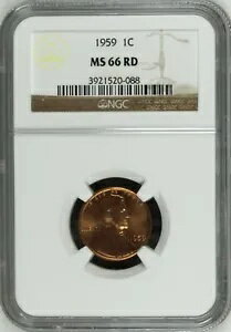 1959 1C RD 󥫡ǰ 1  NGC MS66RD 3921520-088