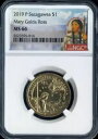 2019 P サカガウィア ネイティブ アメリカン $1 NGC MS66 メアリー ゴルダ ロス 品質??
