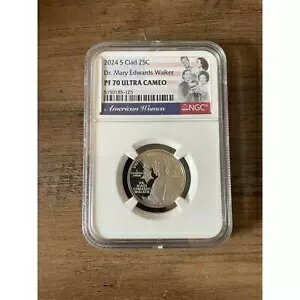 2024 SClad 25C ドクター エドワーズ ウォーカー PF 70 ウルトラ カメオ クォーター