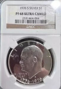 楽天WORLD RESOURCE【KING店】1976-S アイゼンハワー 1 ドル シルバー NGC PF68 ウルトラ カメオ オールドスタイル ホルダー タイプ 1