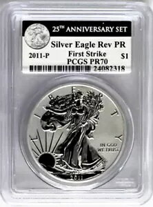 2011 P リバース プルーフ シルバー 