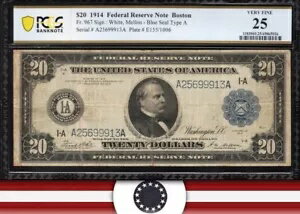 WORLD RESOURCEKINGŹۤ㤨1914 ǯ $20 ܥȥϢˮʾ FRN PCGS 25 20 ɥʾ Fr 967 99913פβǤʤ108,900ߤˤʤޤ