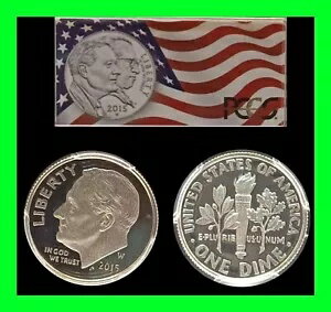 見事な 2015-W 10C シルバー ルーズベ