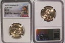 2022 D Ely S. Parker ネイティブ サカガウィア $1 ドル NGC MS 68