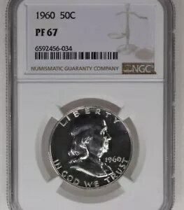 1960 フランクリン ハーフダラー PF 67 NGC(3)