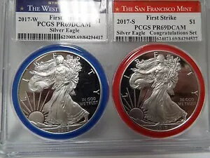 2017 W/S 1 オンス プルーフ シルバー 