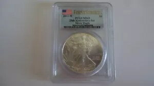 2011-W シルバー イーグル 25 周年記念