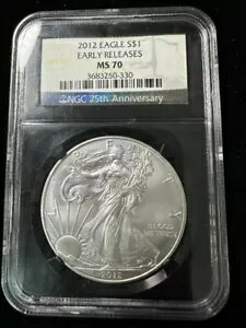 2012 Silver Eagle NGC MS70 ꡼ ֥å  ~ #330