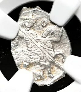 ロシア。ボリス・ゴドゥノフ、1598-1605、シルバー・コペック、NGC MS UNC 詳細