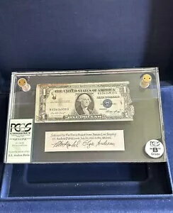 1935 E $1 シルバー証明書 SHIPWRECK S.S. アンドレア ドリア PCGS グレード B ケース COA 付き
