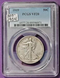 1919 ǯ Хƥ ϡե顼 PCGSۥ⡣ VF20 j904