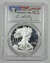 2000-P アメリカン イーグル $1 PCGS プルーフ 69 DCAM エドモンド C. モイ サイン入り 1オンス .999 シルバー