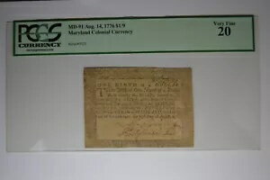 㡼ɡƥޥ󡦥˥ν̾꡼ɽ1776 ǯ 8  14  $1/9 PCGS Very Fine 20