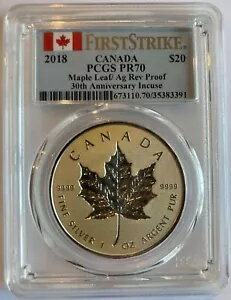 2018 カナダ $20 1Oz シルバー メープル