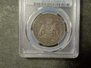 WORLD RESOURCE【KING店】の1865-B PCGS 本物の BU ドイツ連邦共和国 - ブレーメン ターラー シルバー コイン｜アングル2