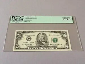 US $50 FR 2125-D* -  1993 Fed Resv Note ꡼֥ (D* ֥å) PCGS 67 P...