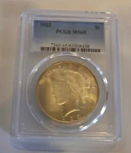 1923 PCGS 認定平和ドル MS65 #8438