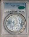 1884-O モーガン シルバー ドル **PCGS & CAC 認定 MS 66 PLUS**(3)