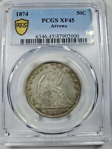 1874 ǯʥХƥ ϡա PCGS ۥ XF45ꥸʥ륯饹ƥĴ