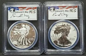 2013-W PCGS PR 70 & MS70 シルバー イーグ