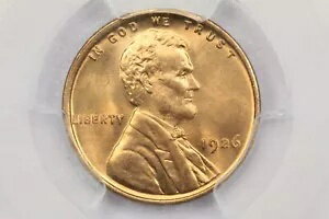 WORLD RESOURCE【KING店】の1926 リンカーン ウィート セント 1C、PCGS MS66RD レッド、ジェム未流通 BU｜アングル3