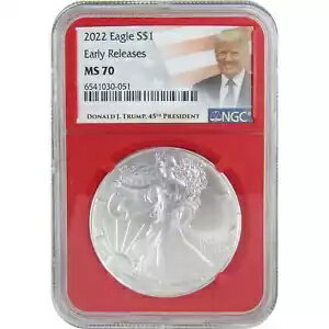 2022 アメリカン シルバー イーグル MS 70 NGC $1 早期リリース SKU:CPC9482