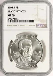1998-S $1 ֥å ڥȥꥪå ǰ С 顼 NGC MS69