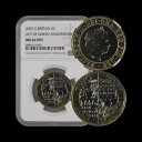 イギリス。 2007、2 ポンド - NGC MS66 - トップ ポップ ?? 連合法、300 周年記念