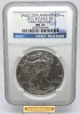2011 W シルバー イーグル $1、25 周年記念、NGC MS70 初期リリース - #B41588(3)