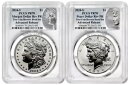 プレセール 2024 S モーガン & ピース シルバー $1 リバース PCGS PR70 先行リリース