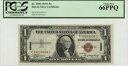 1935A $1 ハワイ - 第二次世界大戦緊急発行 Fr# 2300 PCGS Gem 66 PPQ
