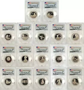 2021 - 2024 S タスキーギ、WCD、レディース、CLAD FS PCGS 70 17 クォーター セット