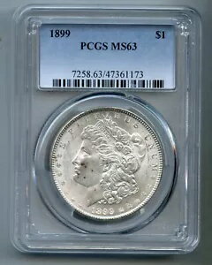 1899 モルガン シルバー ダラー PCGS MS 63