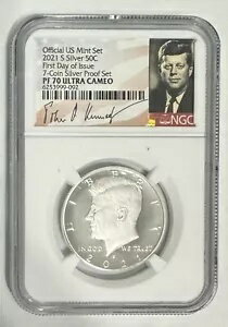 2021-S ケネディ シルバー ハーフダラー プルーフ NGC PF70 UCAM PF 70 ウルトラ カメオ