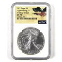 2021 T2 アメリカン シルバー イーグル MS 70 NGC $1 Unc 1 日目 SKU:CPC6436(3)
