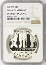 2010-W $1 障害退役軍人 シルバー ダラー NGC PF70 ウルトラ カメオ(3)