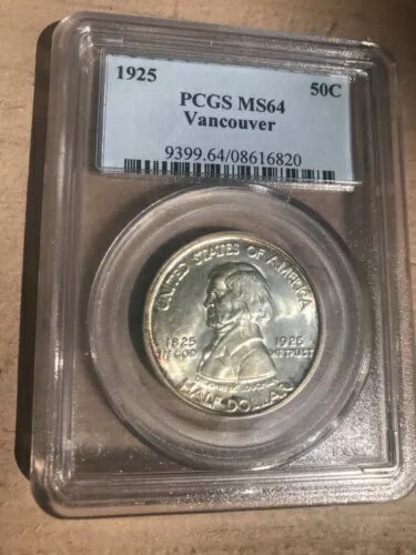 1925ǯ USA 50c Х󥯡С PCGS MS 64 ˡ