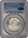 1947 ウォーキング リバティ ハーフダラー 50c PCGS MS66+ CAC - 非常に PQ!|詳細画像