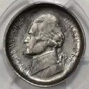 1964 PCGS MS63 ダブルストラック ラージブロードストラック ニッケルミントエラー 素晴らしいアイアピール(3)