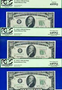 1950ǯ $10 Ϣˮ PCGS 65PPQ 󥸥С 磻ɥʥ ֥å 3 ʾ