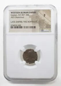 NGC F - FINE Roman AE3 of Gratian AD367 -383 NGC Ancients ǧޥ ֥