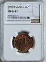 英領カリブ海領土 1 セント 1965 NGC MS 66 RD(3)