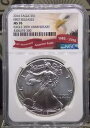 2016 アメリカン シルバー 1oz イーグル $1 NGC MS70 #300 **30 周年記念** ECC&C Inc