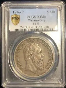 1876 F 5 ޡ PCGS XF-40 ƥ٥륯 ɥĽ