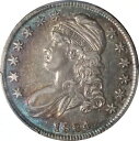 1834 AU50 キャップドバスト ハーフダラー、小さな日付、小さな文字、PCGS 49330895(3)