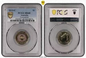ȥꥢ 2013 ѡץ ͡ $2  C ߥȥޡ PCGS MS68 #8676