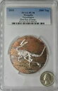 2018 モンゴル 3オンス .999 シルバー ヴェロキラプトル - PCGS PL70 FDOI - ?COINGIANTS?