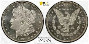 1879 (P) PCGS モルガン シルバー ダラー MS63DMPL MS-63 DMPL ディープ ミラー プルーフライク
