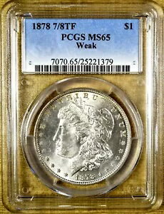 1878 7/8TF 夤 PCGS MS65 륬 ɥ