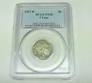 1937-D 3 ӥǥ إå Хåե ˥å PCGS VF20